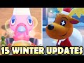 ❄ 15 AMAZING WINTER UPDATES &amp; HIDDEN DETAILS in Animal Crossing New Horizons!