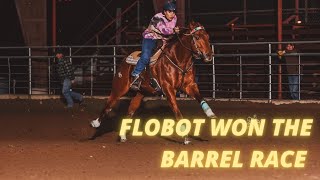 FLOBOT WON THE BARREL RACE!!