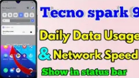 tecno spark 9 daily data usage kaise dekhe | tecno spark 9 daily data use