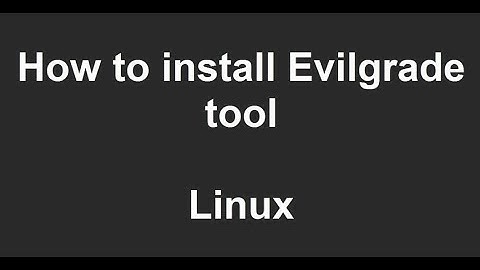 How To Install Evilgrade on Kali Linux