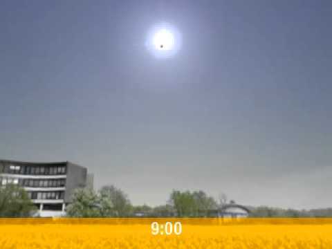 Gerhana matahari  21 mei 2012 di Balikpapan II Animasi  
