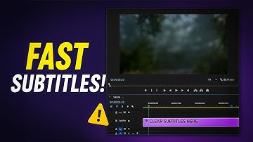 Adobe Premiere Pro 2025: Create Captions/Subtitles Fast in Premiere Pro