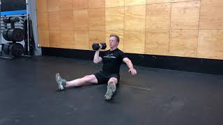 Single-Arm Dumbbell Z-Press