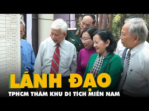 Video Lãnh đạo TP.HCM thăm khu di tích căn cứ Trung ương cục... - youtube