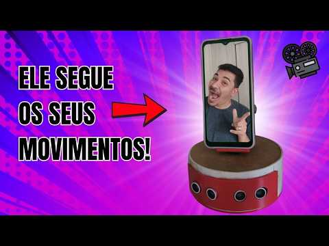 Gravar sozinho nunca foi tão FÁCIL! Suporte AUTOMÁTICO PARA SMARTPHONE!