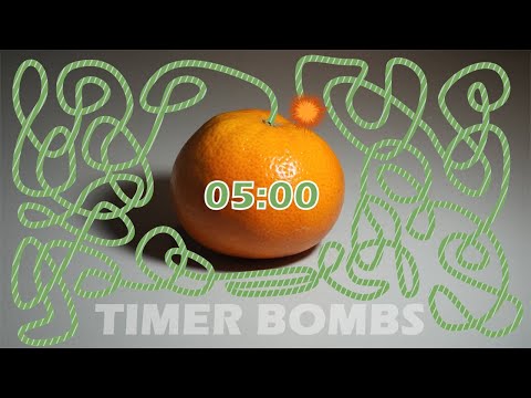 5 Minute Mandarin Bomb Timer | Stop Motion Animation