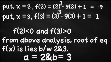 NUMERICAL METHODS || SOLUTION OF ALGEBRIC EQUATION || BISECTION METHOD || three iteration || part 2