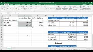 Excel   Saisie et mise en forme screenshot 4