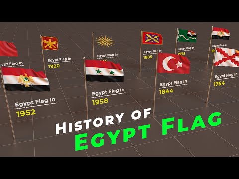 History Of Egypt Flag Evolution Of Egypt Flag By Year Flags Of The World
