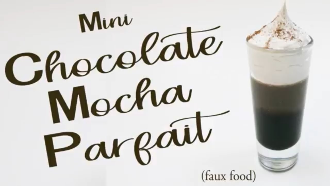 How to Make a Resin Mini Chocolate Mocha Parfait Tutorial, DIY Coffee Mousse Fake Food Prop Craft