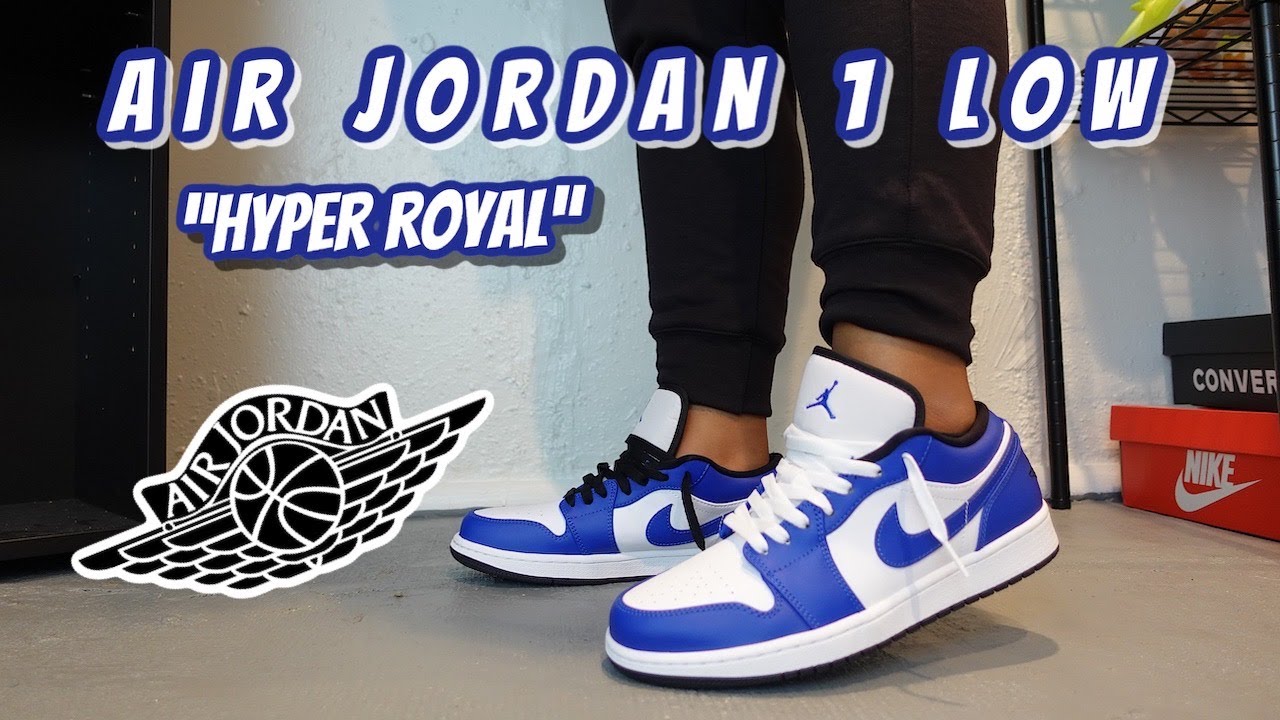 air jordan 1 low hyper royal