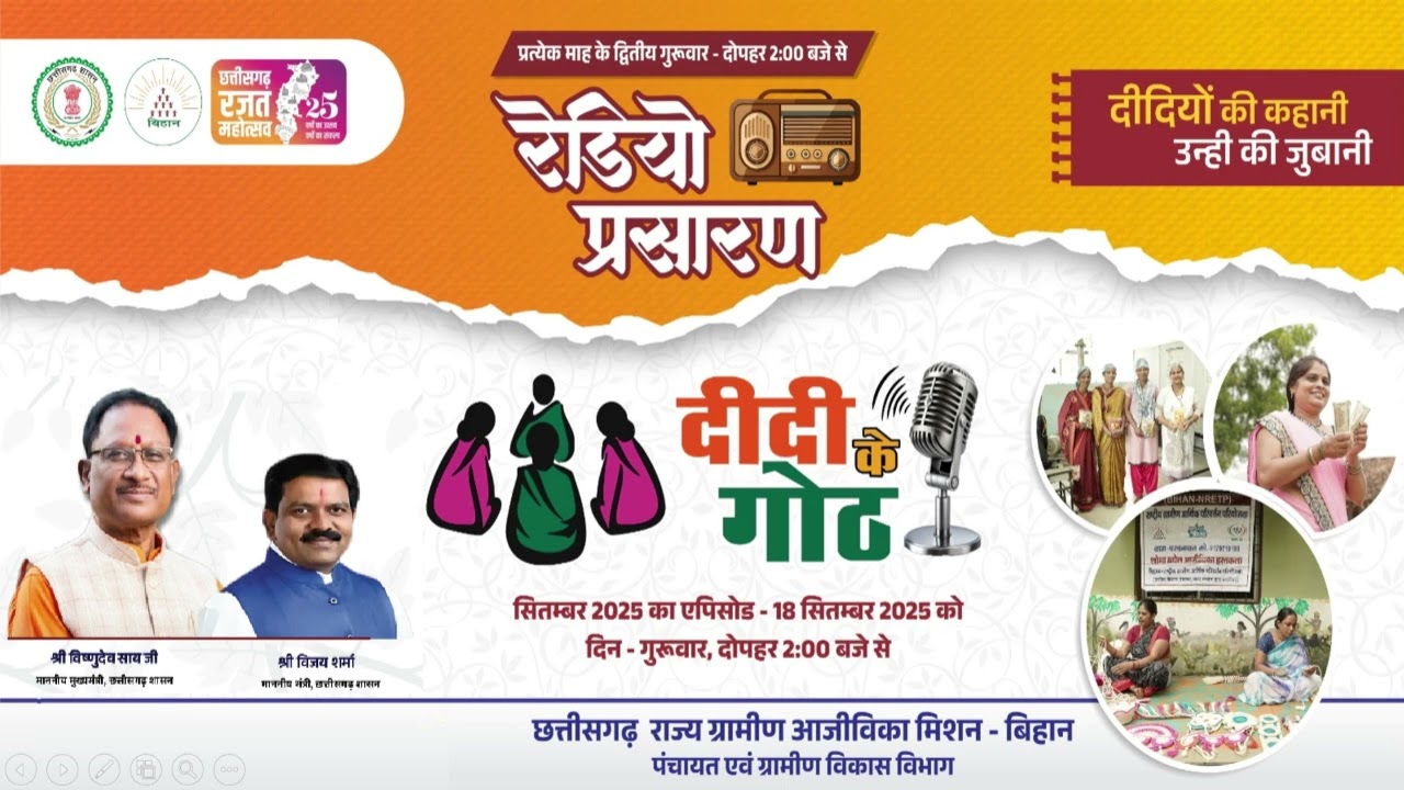 "दीदी के गोठ" - संघर्ष से सफलता तक की सच्ची कहानी, उन्हीं की जुबानी। एपिसोड-02