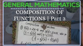 Composition of Functions Part 3