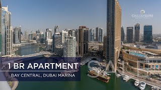 Upgraded 1 Bedroom Apartment FOR RENT in Central Tower, Bay Central, Dubai Marina