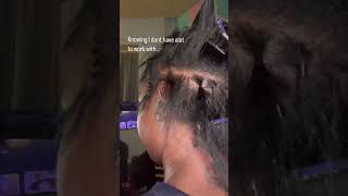 I-Tip Microlink On Short Hair