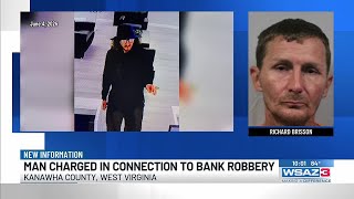 Man charged in connection with bank robbery