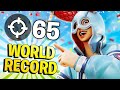 We BROKE a FORTNITE WORLD RECORD (65 Kills)