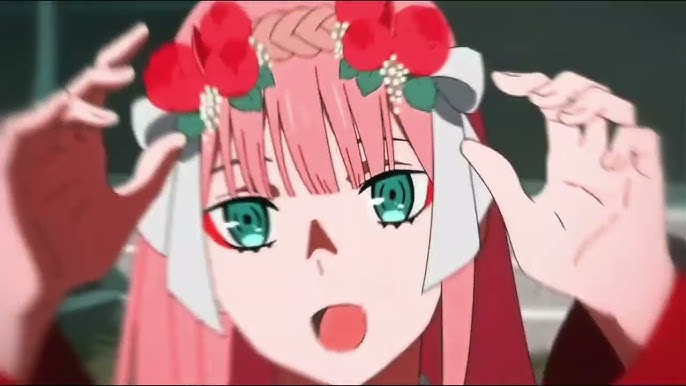 Darling ohayo 💕#zerotwo #animeedit #anime #darlinginthefranxx