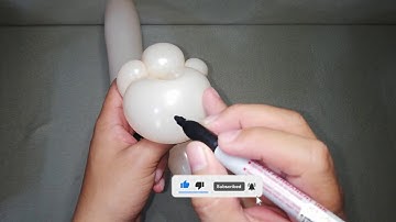 Easy to make  Balloon Monkey