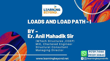 Loads and Load Paths (Part-1) | Building design and analysis | Structural engineering for beginners
