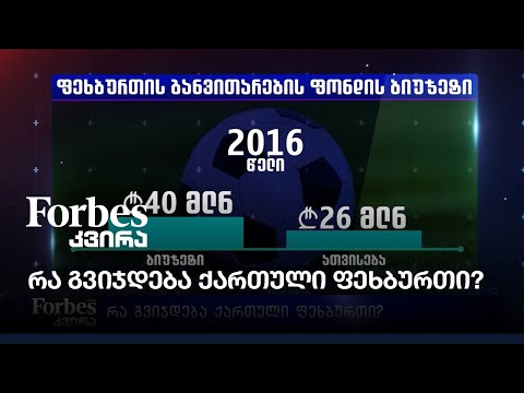 რა გვიჯდება ქართული ფეხბურთი?