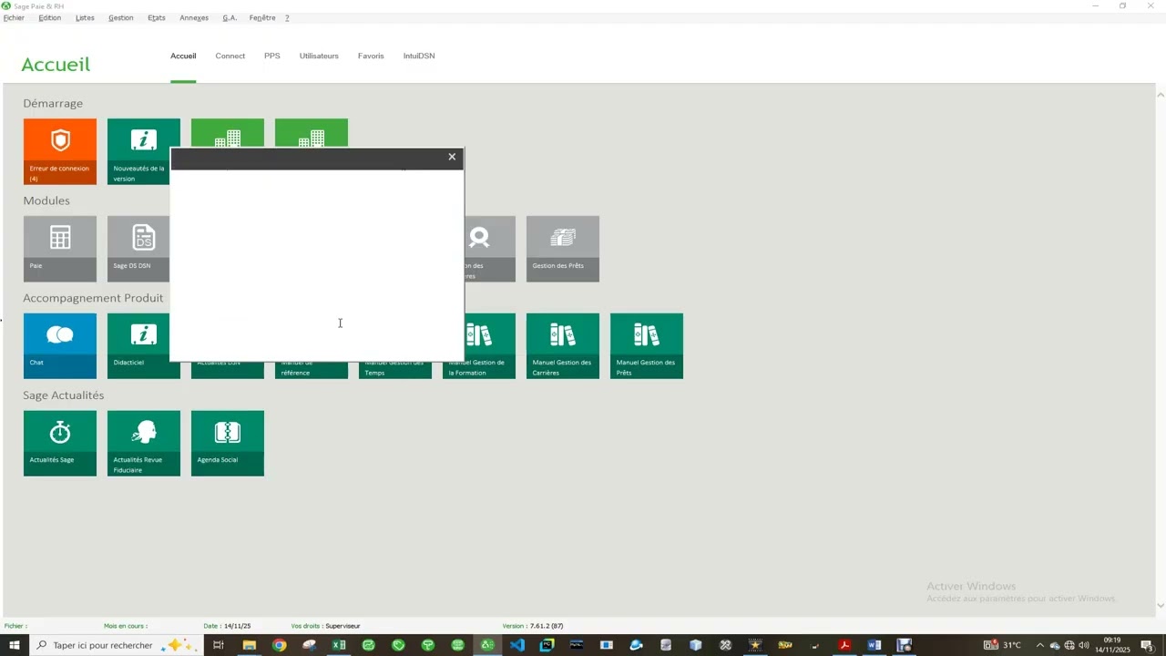 N°3 COMMENT CREER UN FICHIER PAIE SUR SAGE PAIE&RH i7 ?  PARTIE 2