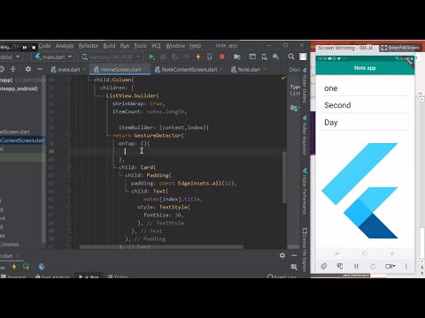 Flutter Basics (Building