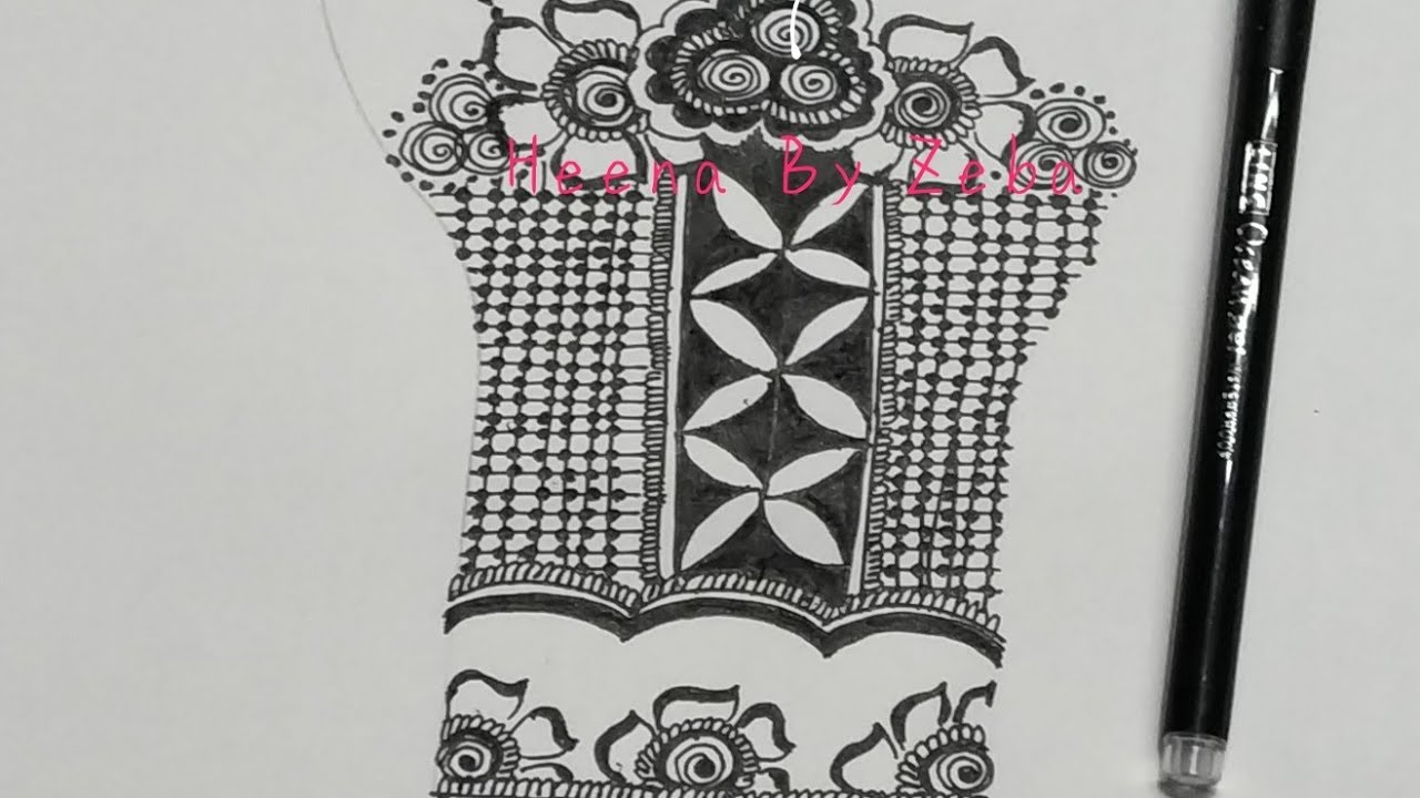Beautiful Grid Mehndi Design For Hand Mehndi Design 2020 Heena By 