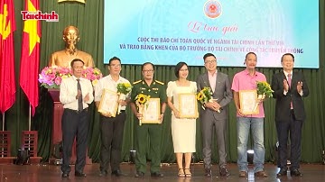 Trao giải cuộc thi báo chí toàn quốc về ngành Tài chính và tặng Bằng khen của Bộ trưởng Bộ Tài chính