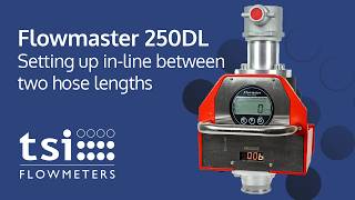 Setting up a Flowmaster 250DL in-line between two hose lengths