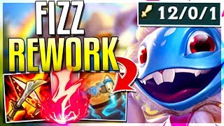 NEW FIZZ REWORK IS ACTUALLY OP! ONE-SHOT ANYONE - Fizz Rework Gameplay - League of Legends