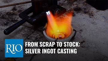 From Scrap to Stock: Silver Ingot Casting
