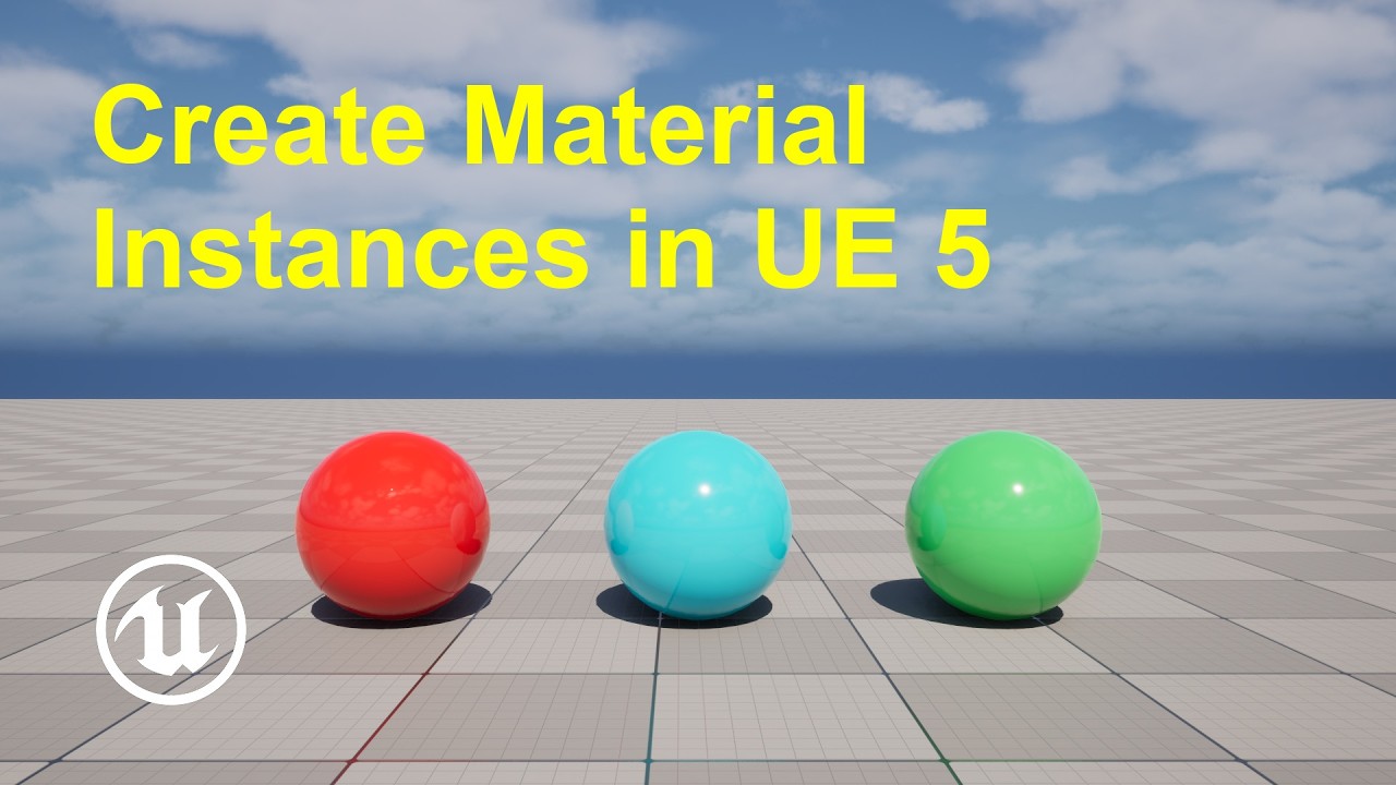 How to create material instances in Unreal Engine 5 - YouTube