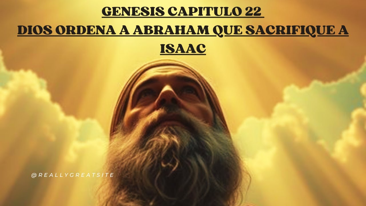 GENESIS CAPITULO 22/ DIOS ORDENA A ABRAHAM QUE SACRIFIQUE A ISAAC - YouTube