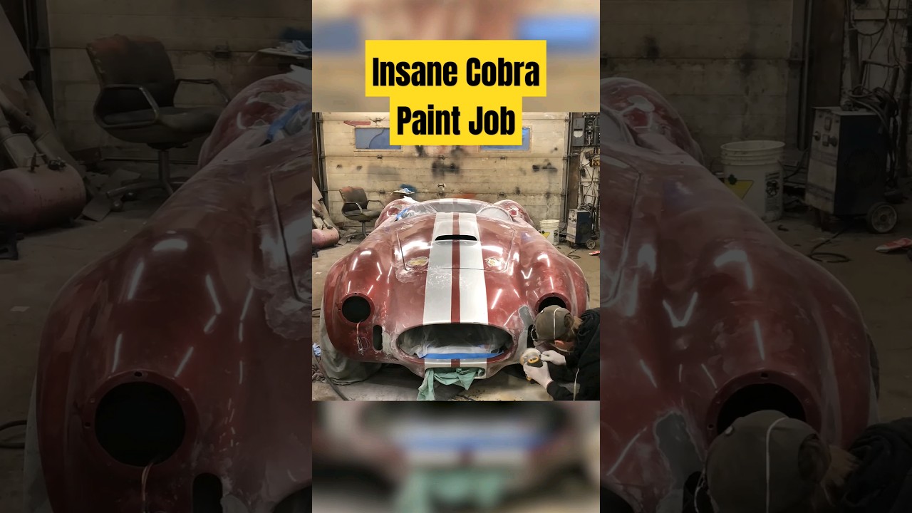 INSANE Restults Painting Shelby Cobra 
