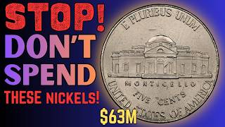 STOP Spending These Jefferson Nickels From the 1950s — They're Worth Millions!