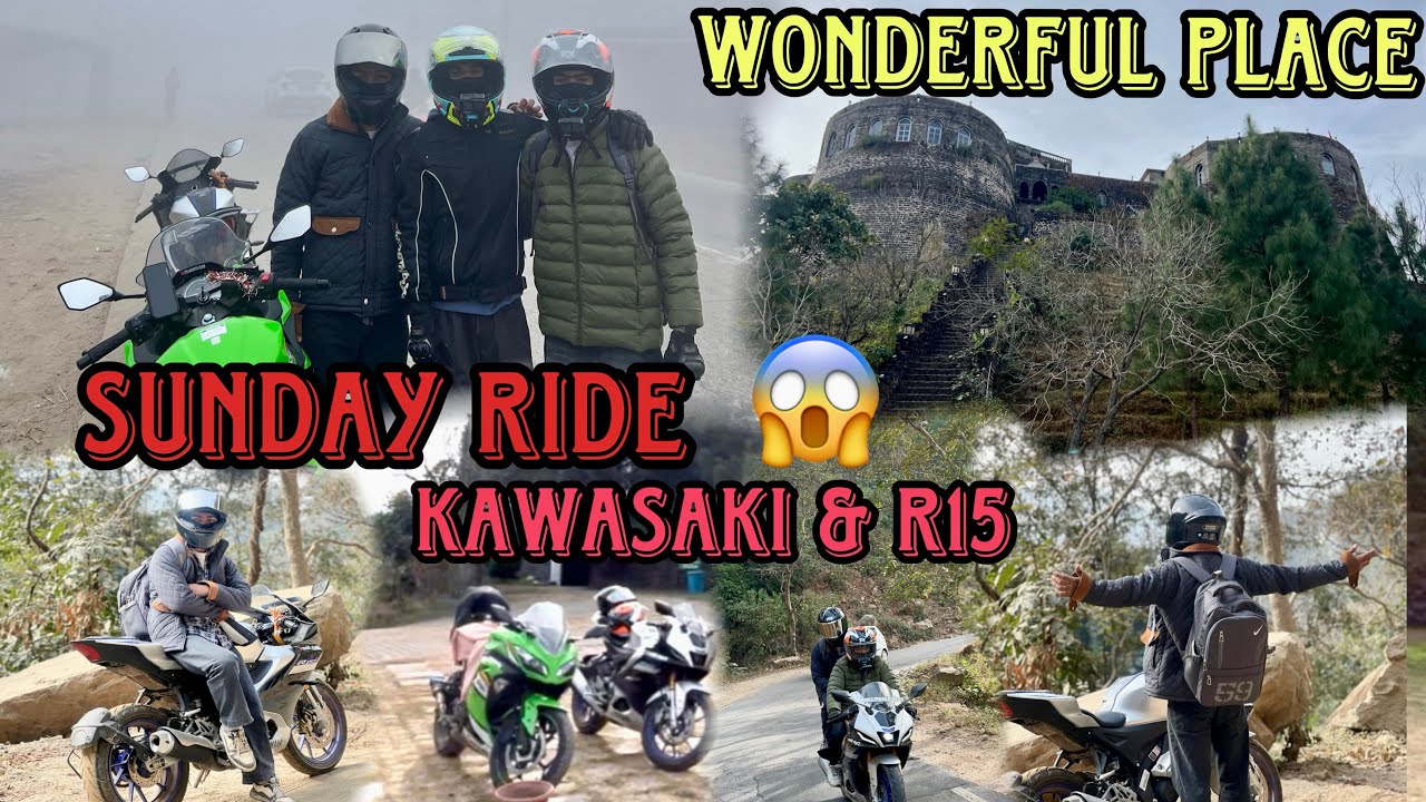Sunday Ride 😍 Wonderful place ❤️ First Time Waterfall 😱 