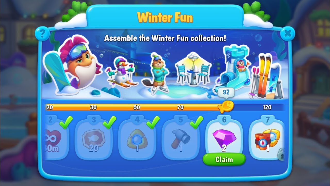 @Fishdom Winter fun Level 6 🐠🔓 - YouTube