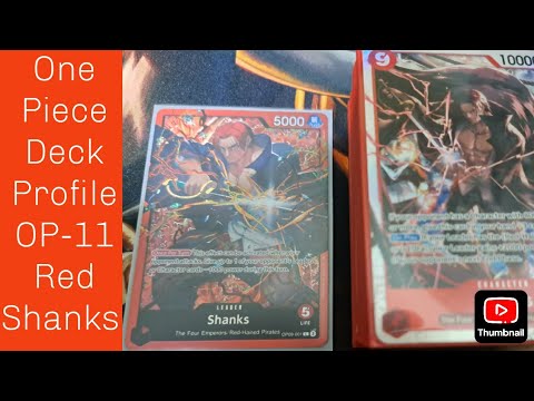 One Piece Deck Profile OP-11 Red Shanks June 2025 - YouTube