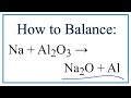 Balancing Sodium and Aluminum Reactions
