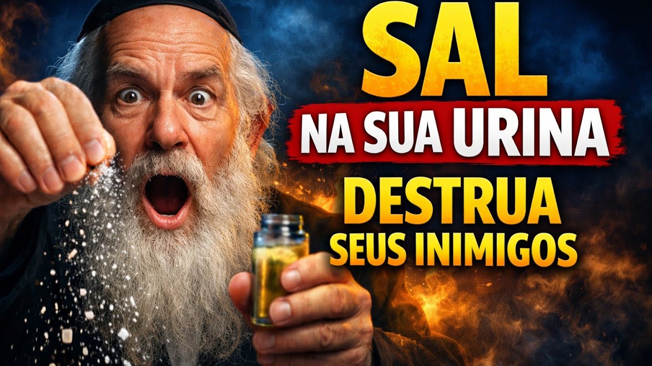Coloque sal na SUA URINA e destrua todos os seus inimigos sem lutar contra eles | Sabedoria Judaica