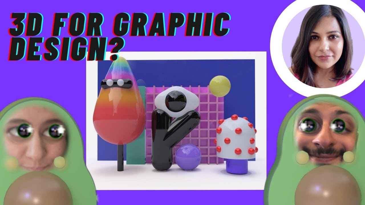 3D for graphic design - YouTube