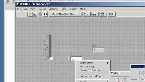 LabVIEW Tips: Replace default numerical control with a pointer slide