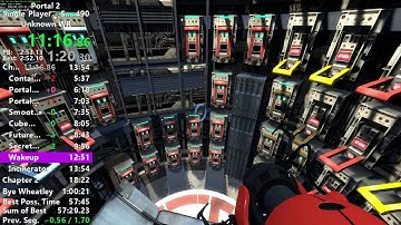 Portal 2 Completed in 59 Minutes and 53 Seconds [FORMER WORLD RECORD]