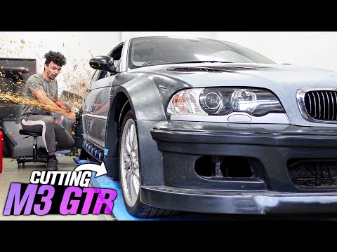 Cutting Up the NFS Most Wanted BMW M3 GTR!