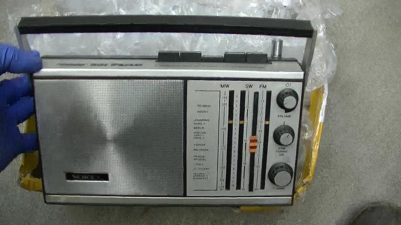 Ремонт транзисторных радиоприёмников советского производства Сокол 308