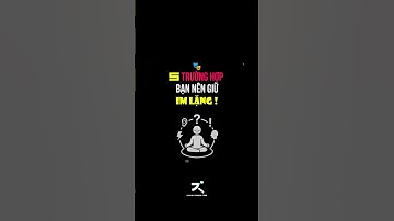 🛑 Không nói cũng là một nghệ thuật! 🎭 #mindset #phattrienbanthan #pictogram #dongluc #cogang