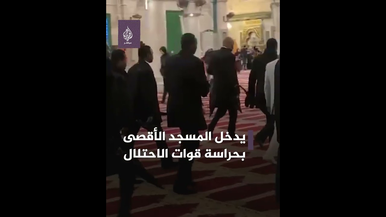 الرئيس التشادي  يدخل المسجد الأقصى بحراسة قوات الاحتلال