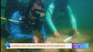 AMIkids Host Youth In Seagrass Restoration Efforts