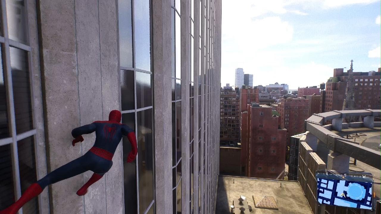 Did you know that you can walk on building slowly in spiderman 2